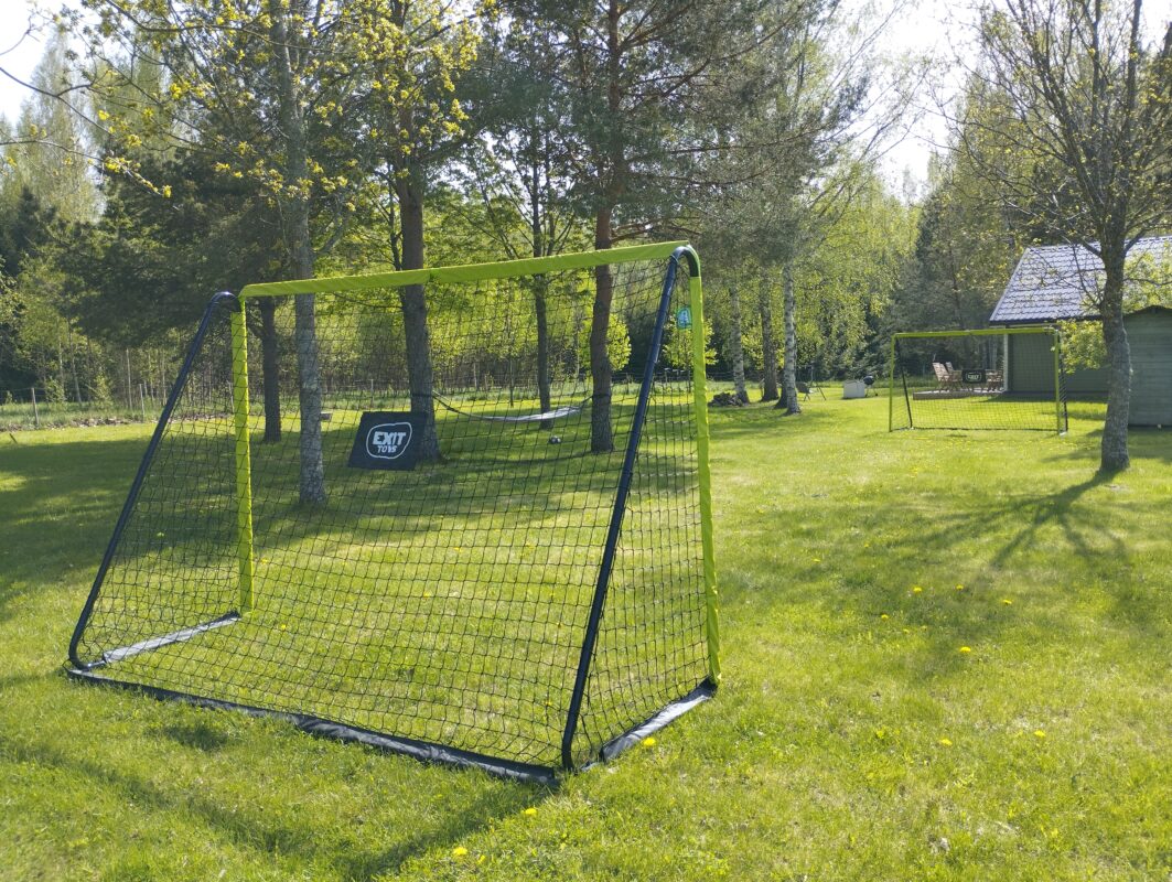 Football Goal Kage in the Garden